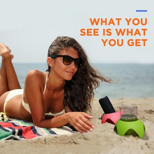 Uarzt Beach Vacation Essentials Accessories - Sand Coasters Drink Cup