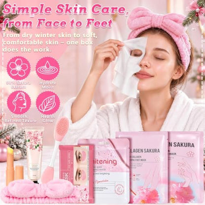 Meaicezli Beauty Advent Calendar 2026, 24 Day Self Care Gift for Teen