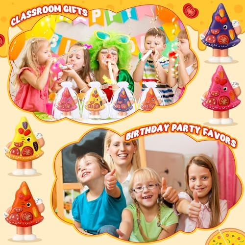 Hollowfly 12 Set Pizza Foam Balls, Inspirational Gifts, Funny Relief