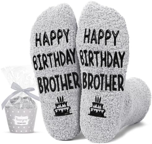 HAPPYPOP Fuzzy Birthday Gifts for Him - Gifts for Dad Uncle Grandson