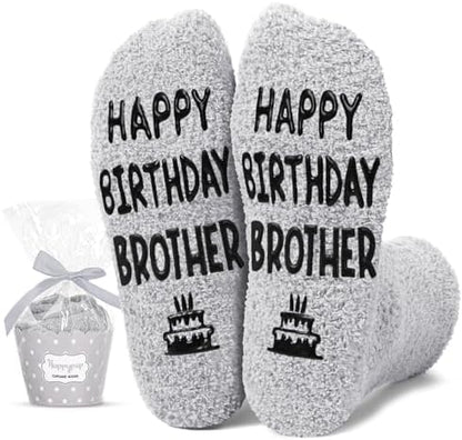 HAPPYPOP Fuzzy Birthday Gifts for Him - Gifts for Dad Uncle Grandson