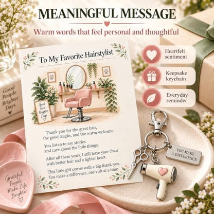 The You Make a Difference Appreciation Gift Set, Cards and Keychains