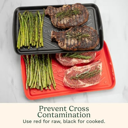 Cuisinart Grilling Prep and Serving Tray, Dishwasher-Safe, 2-Pc