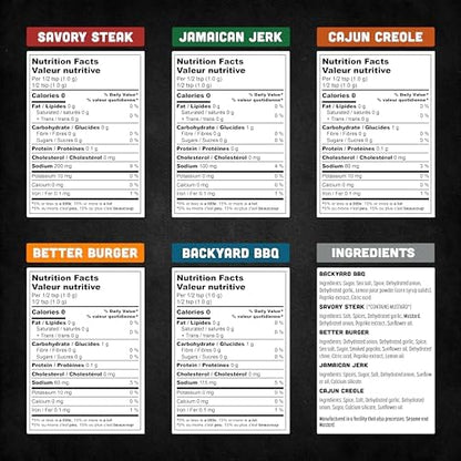 Spice Rack Co. BBQ Seasonings And Rubs, BBQ Spices and Seasonings Sets