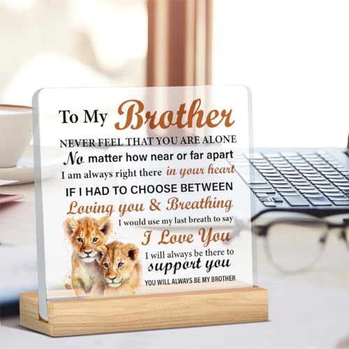 Brother Gifts for Brother from Sister Bro, Birthday Gifts for Brother