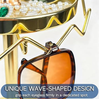 Sunglasses Organizer Rotating Stand, Stainless Steel Eye Glasses