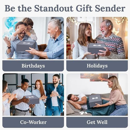 GOLDMUS Gift Basket for Men – Funny Birthday Basket for Men, Luxury