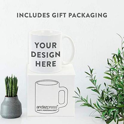 Andaz Press 11oz. Floral Flowers with Funny Rude Quote Coffee Mug