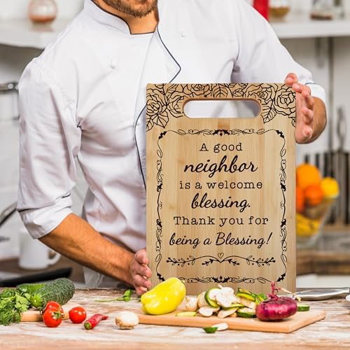 Neighbor Gifts Cutting Board Chopping Board, Best Neighbor Gifts