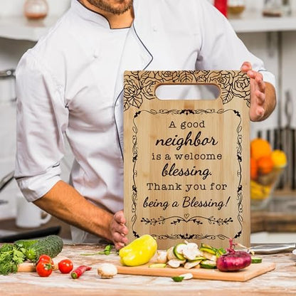 Neighbor Gifts Cutting Board Chopping Board, Best Neighbor Gifts