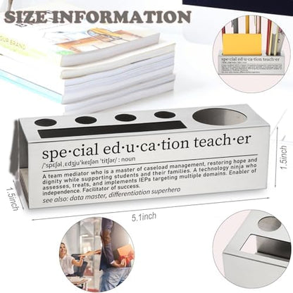Special Education Teacher Pen Holder, Desk Organizer for Special