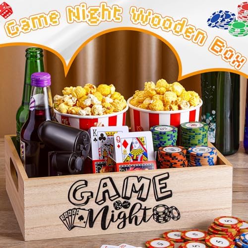GlikCeil Movie Night Supplies Snack Trays with Handles, Game Night