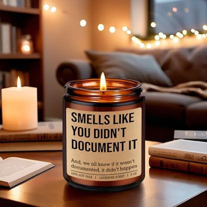 GSPY Candle, HR Gifts, Human Resources, Funny Office Gifts for