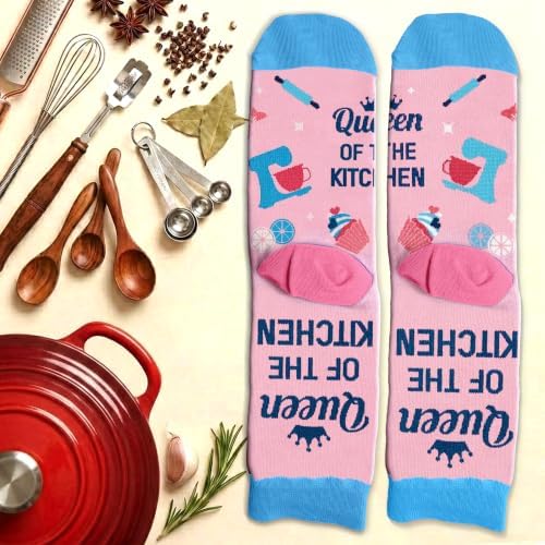 Cooking Gifts for Women, Men - Funny Baking, Chef, Grilling Socks