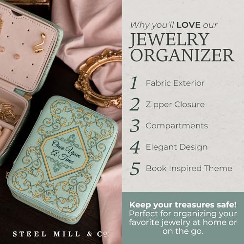 Steel Mill & Co. Travel Jewelry Organizer, Once Upon a Time