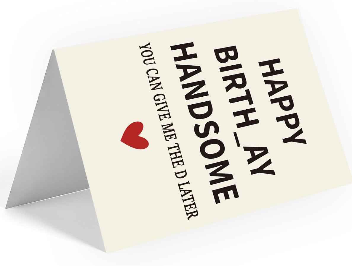 WowBefun Gifts for Men Him | Funny Birthday Card & Gifts for Men Husband Boyfriend Him, Happy Bday Card