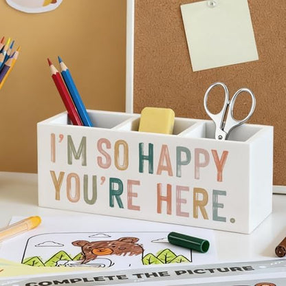 Boho Office Supplies Classroom Pen Pencil Holder