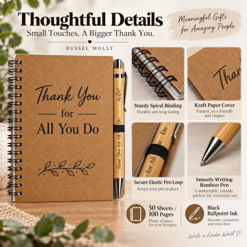 36Pcs Employee Appreciation Gifts Bulk, 12 Thank You Gift Sets