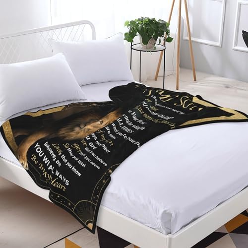 Birthday Gifts for Son Gifts from Mom Dad to My Son Adult Blanket