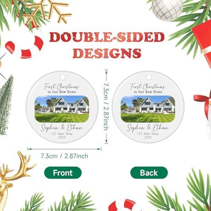 New Home Ornament 2026 House Warming Gifts,Personalized Christmas