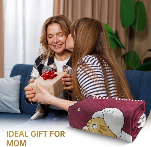 SteadStyle Mom Gifts from Daughter or Son, Mom Birthday Gifts Blanket