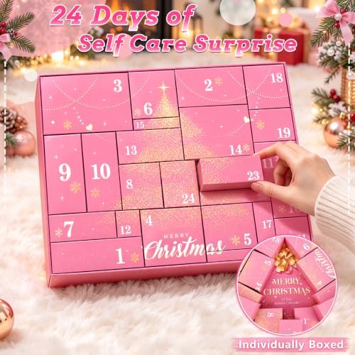 Meaicezli Beauty Advent Calendar 2026, 24 Day Self Care Gift for Teen
