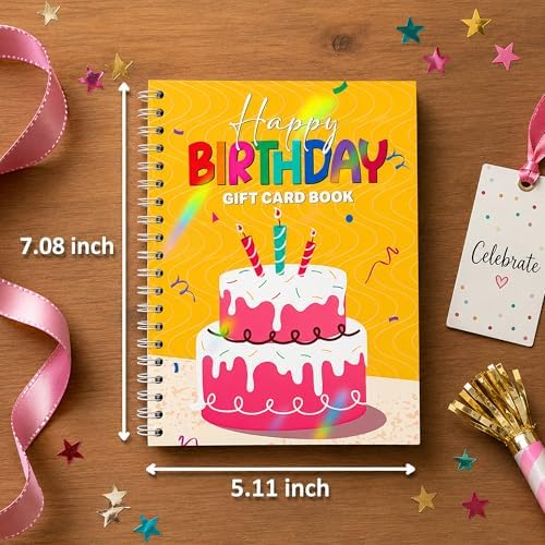 Birthday Gift Card Book, Birthday Gifts for Women Men Best Friend