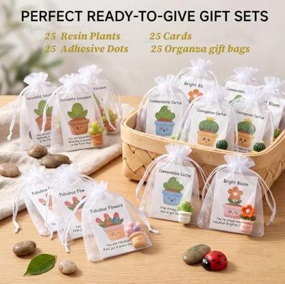 25 Sets Plants Employee Appreciation Gifts Bulk,Thank You Cards with