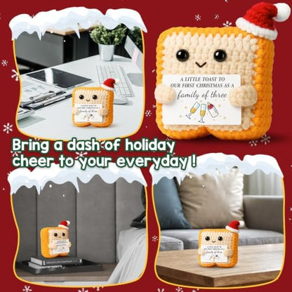 First Christmas Family of Three New Parents Gifts for Women Men