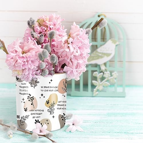Cute Desk Pencils Pen Holder, Pencil Cup Holder for Desk, Ceramic