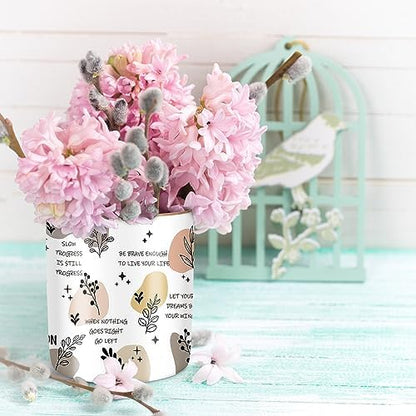 Cute Desk Pencils Pen Holder, Pencil Cup Holder for Desk, Ceramic