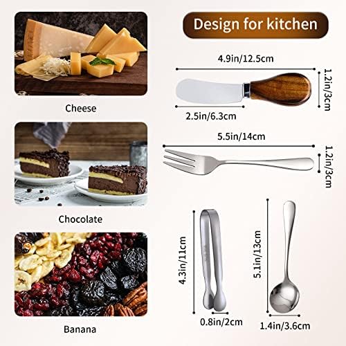 Charcuterie Accessories (20 Pcs), Cheese Spreaders for Charcuterie
