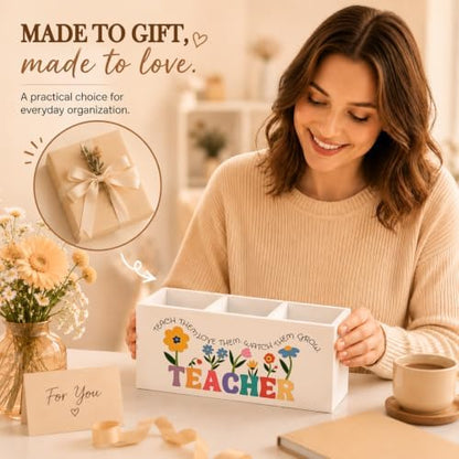 Teacher Appreciation Gifts Pencil Pen Holder for Women Desk