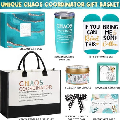 Thank You Gifts for Women Bosses Day Chaos Coordinator Gifts Set for