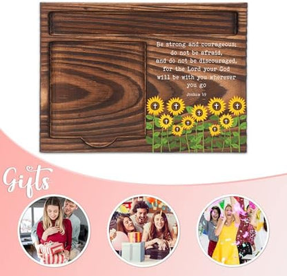 Christian Encouragement Gift Desk Organizer for Coworker Teacher Nurse