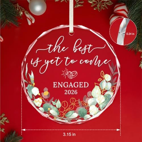 FUCDTEFC Wedding Gift for Couples,The Best is Yet to Come - Engaged