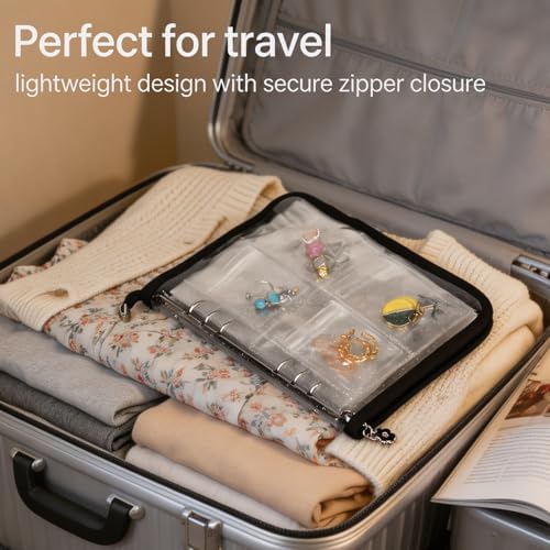 Earring Organizer Case Travel Jewelry Organizer Transparent Jewelry