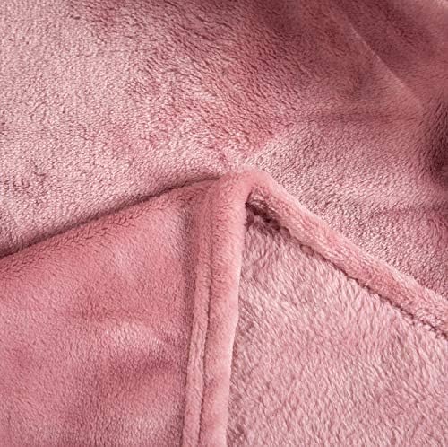 TASTHROW Large Flannel Fleece Throw Blanket, 50×70 Inch