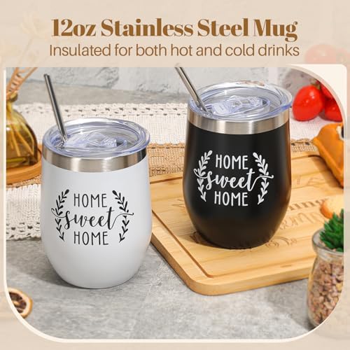 Housewarming Gifts for New Home, Gift Basket with 12oz Couple