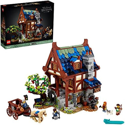 LEGO Ideas Medieval Blacksmith 21325 Building Set, Model Kit for