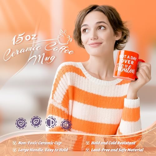 13PCS Fall Gift-Orange Gifts for Women,Thank You Birthday Baskets for
