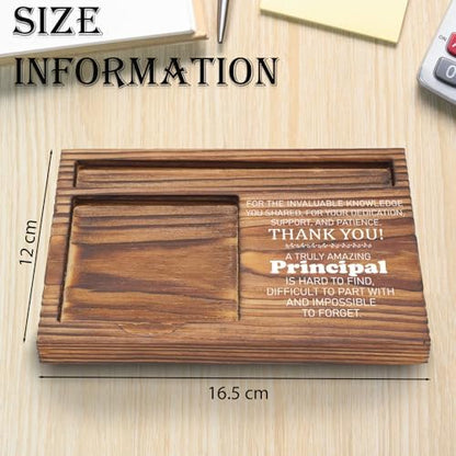 Principal Appreciation Sticky Note Holder, Thank You Gift for School