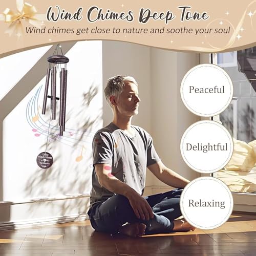 Thank You Gifts for Women Men, 25" Wind Chimes Appreciation Gifts for