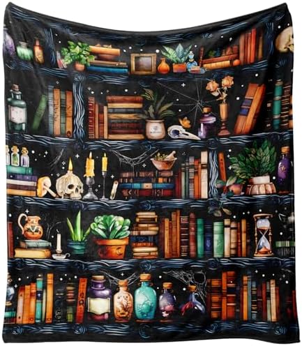 Book Lovers Gifts Throw Blankets,Christmas Books Fleece Blankets Gifts