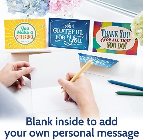 24 Appreciation Cards with Envelopes - Team Gifts, Teacher Gifts Bulk