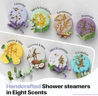 SWCANDY Shower Steamers Aromatherapy Gifts for Women 8 Pcs Shower Home