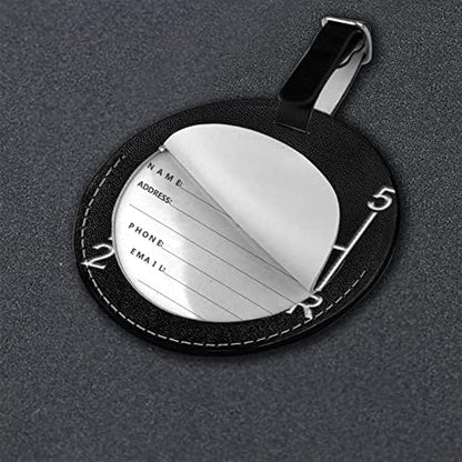 Luggage Tags Car Lover Racing, Pu Leather Travel Id Label Name Tag for