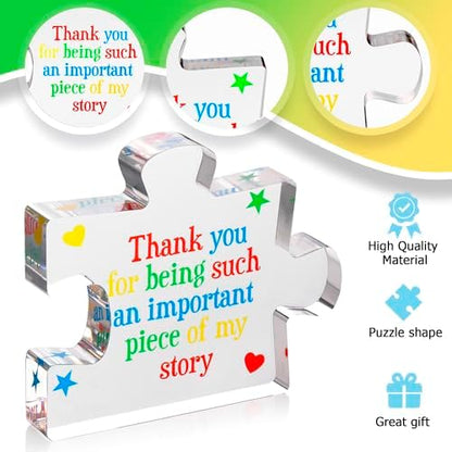 Teacher Appreciation Gifts for Women, Men - Thank You Engraved Acrylic
