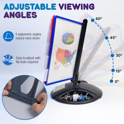 Ultimate Office AdjustaView Supply Base Desk Reference Display