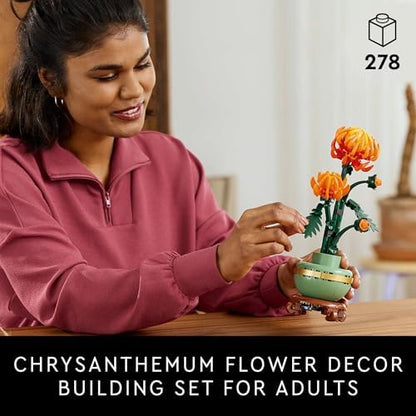 LEGO Botanicals Chrysanthemum Building Set for Adults Ages 18+